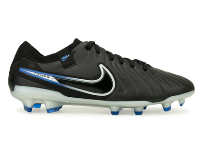 Nike Men's Tiempo Legend 10 Pro FG Black/Chrome/Royal