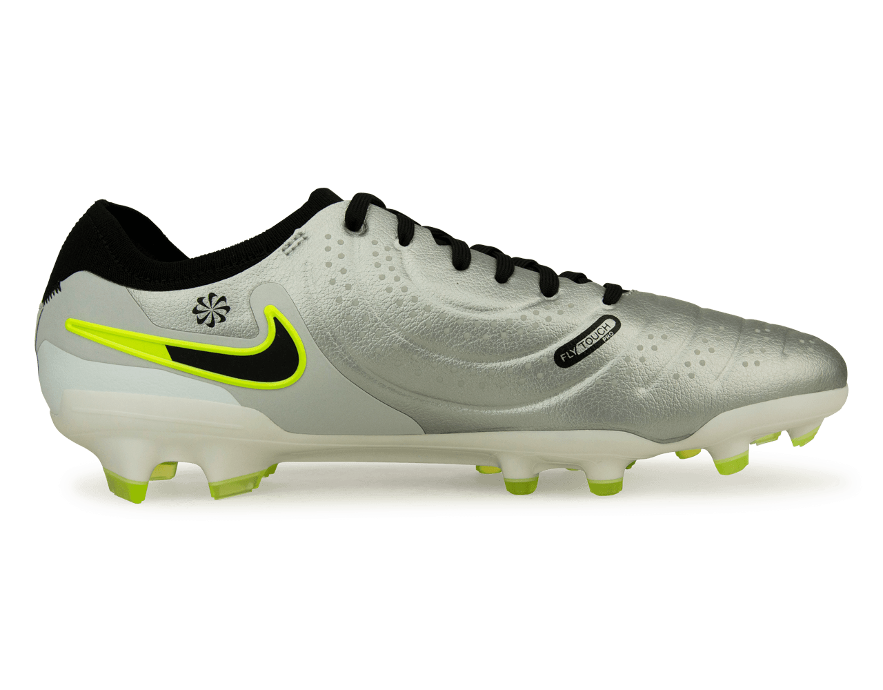 Nike Men's Tiempo Legend 10 Pro FG Silver/Black/Volt