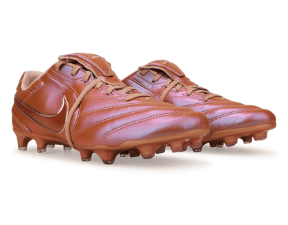 Nike Men's Tiempo Ligera Pro FG LE Red Bronze/Rose Gold