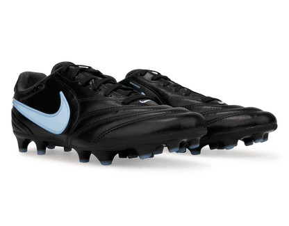 Nike Men's Tiempo Ligera Pro FG Black/Ice Blue