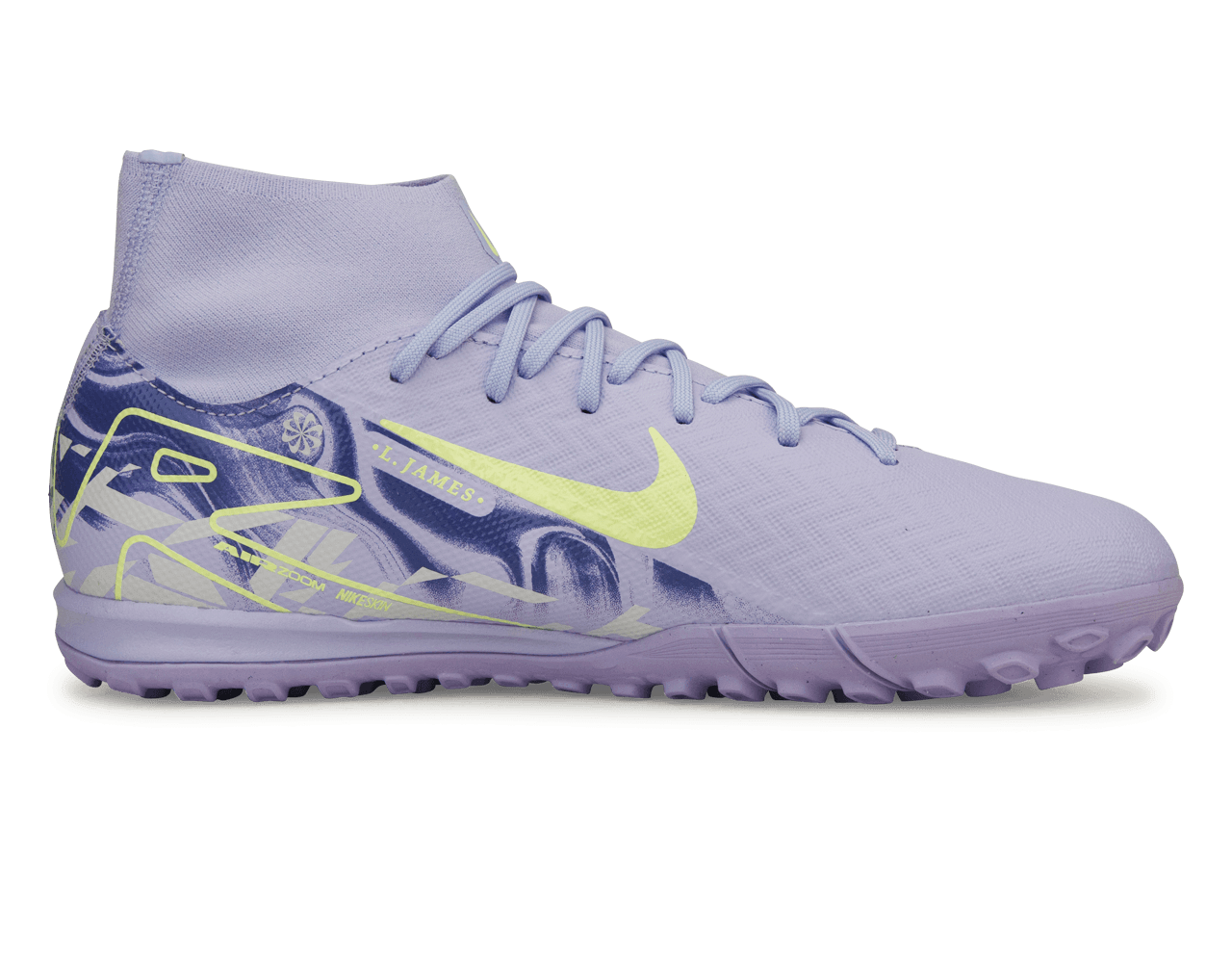 Nike Men's United Mercurial Superfly 10 Academy TF Purple Agate/Barely Volt