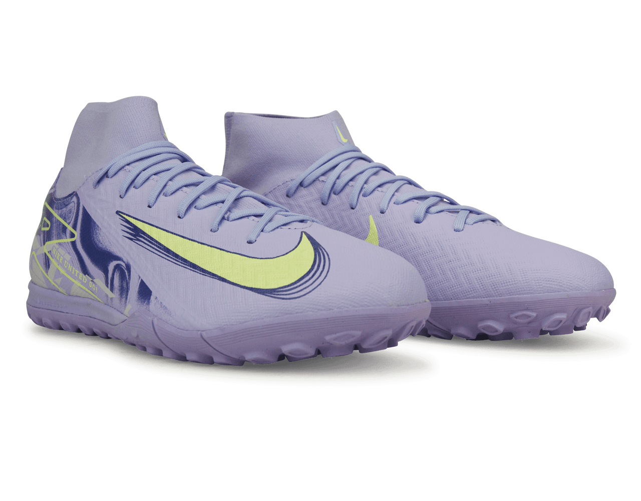 Nike Men's United Mercurial Superfly 10 Academy TF Purple Agate/Barely Volt