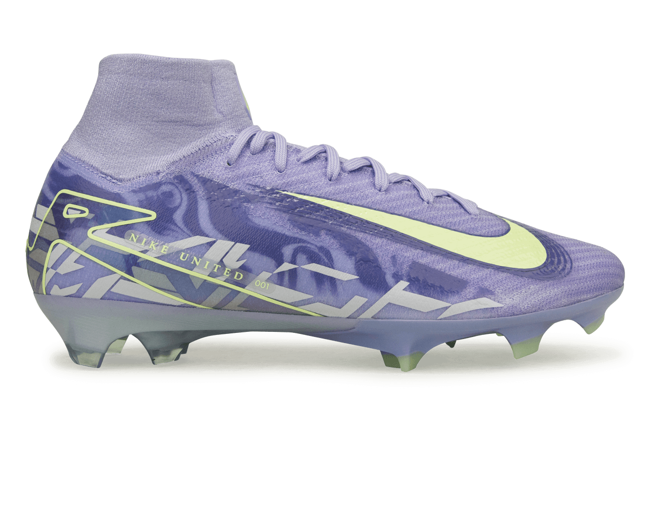 Nike Men's United Mercurial Superfly 10 Elite FG Purple Agate/Barely Volt