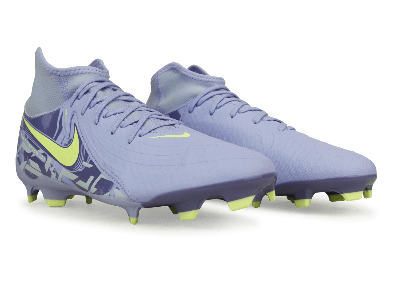 Nike Men's United Phantom Luna II Academy FG/MG Purple Agate/Barely Volt