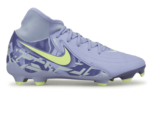 Nike Men's United Phantom Luna II Academy FG/MG Purple Agate/Barely Volt