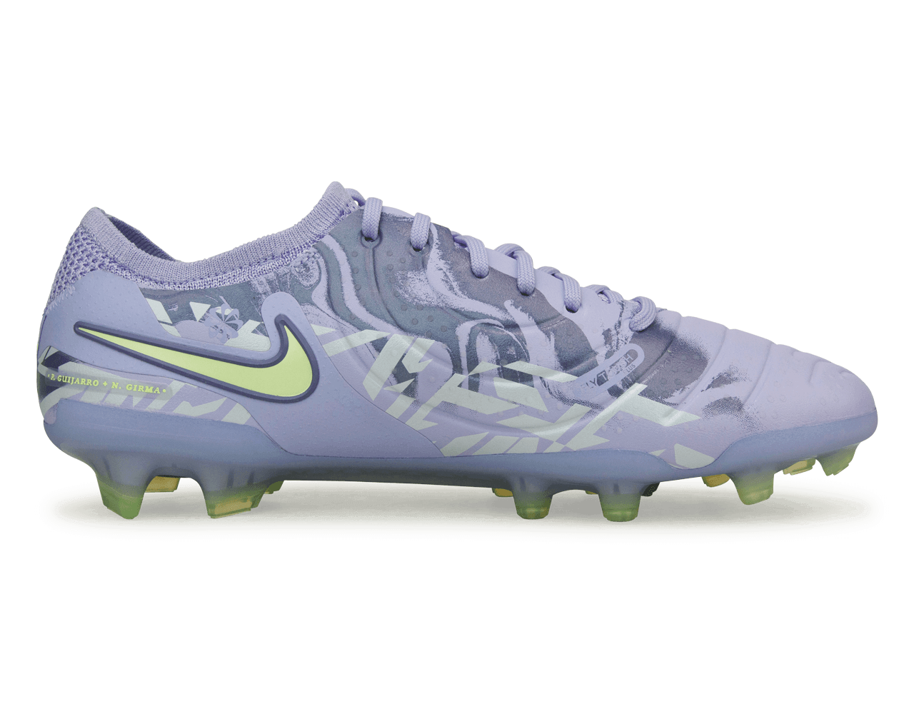 Nike Men's United Tiempo Legend 10 Elite FG Purple Agate/Barely Volt