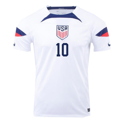 Nike Men's USA 2022/23 Dri-FIT ADV Home Jersey w/ Pulisic #10 Printing
