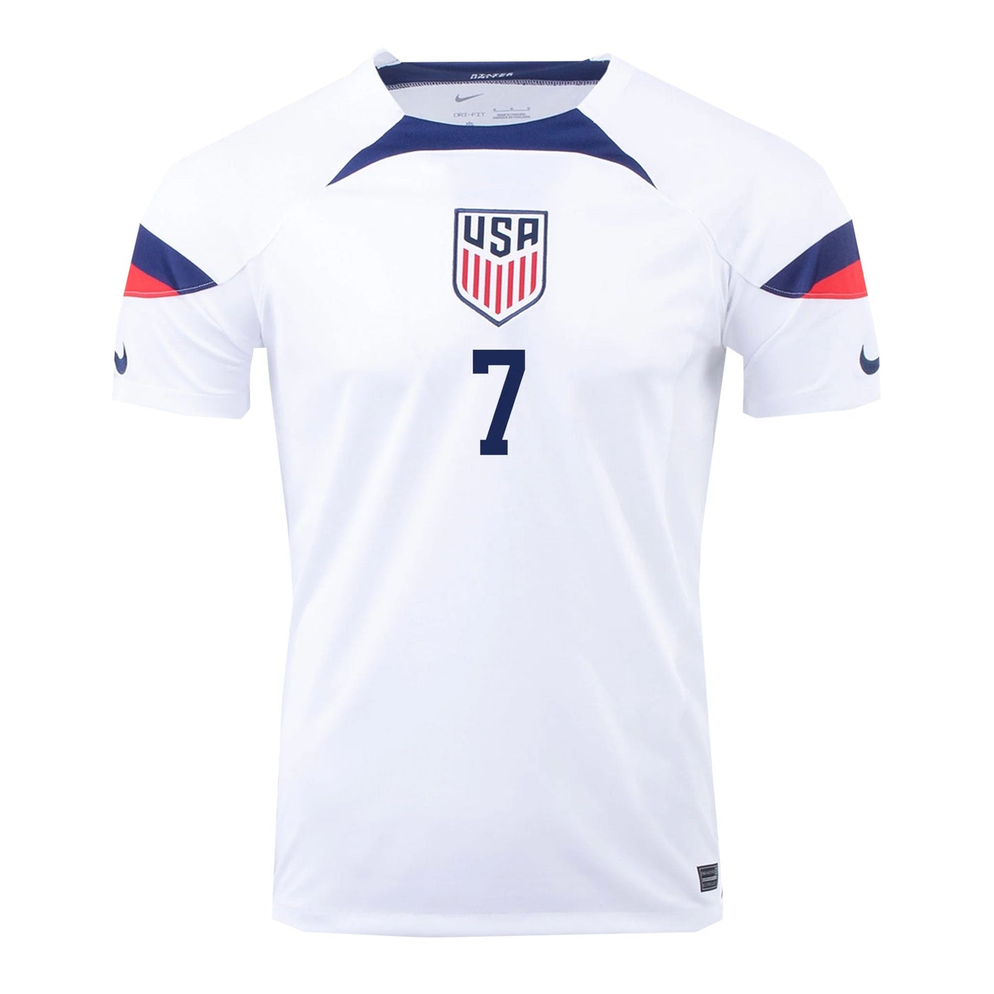 Nike Men's USA 2022/23 Dri-FIT ADV Home Jersey w/ Reyna #7 Printing