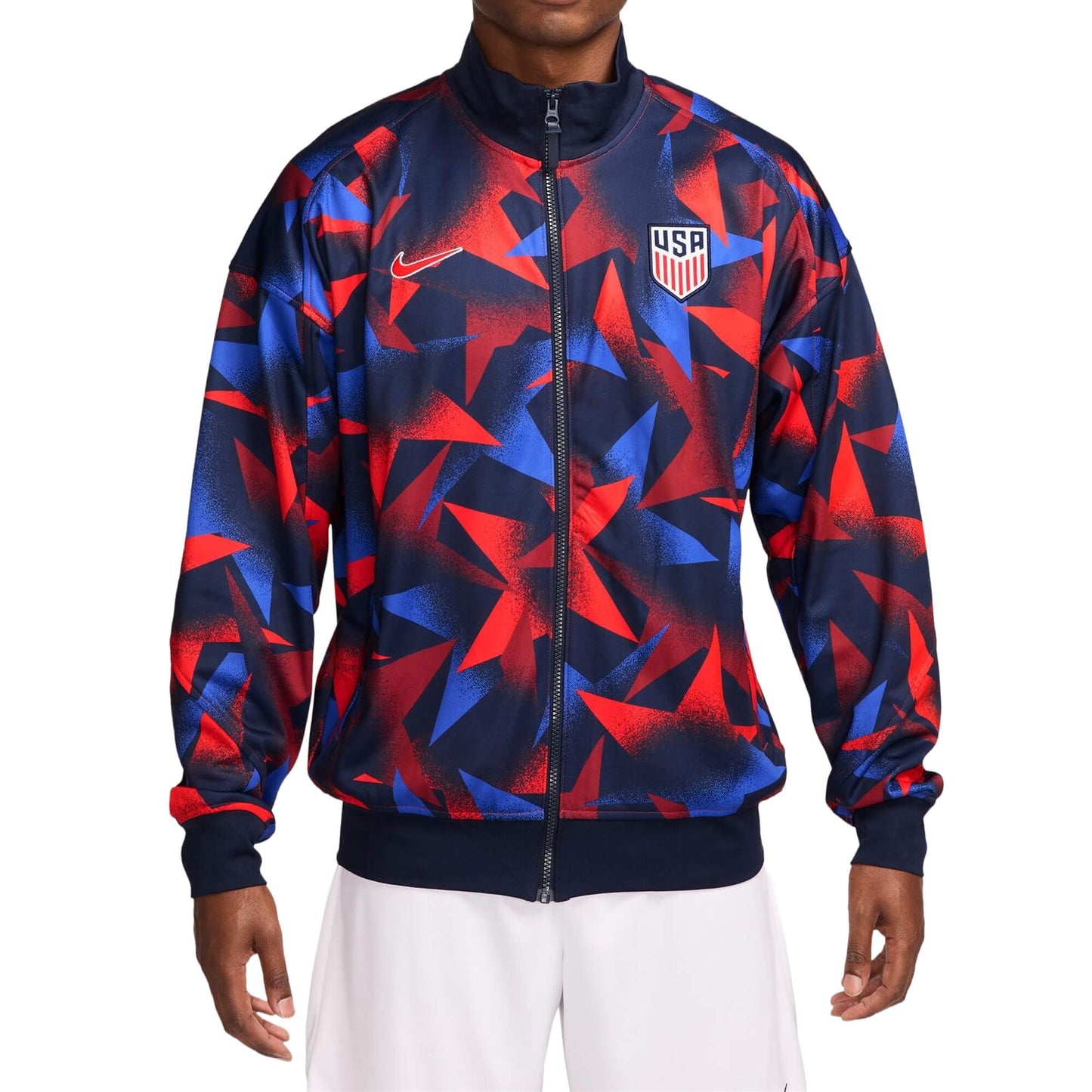 Nike Men's USA Academy Pro Dri-FIT Anthem Jacket Navy/Red