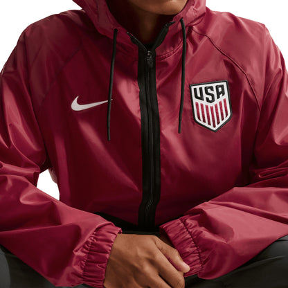 Nike Men's USA Dri-Fit Anthem Jacket Red/Sail