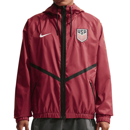 Nike Men's USA Dri-Fit Anthem Jacket Red/Sail