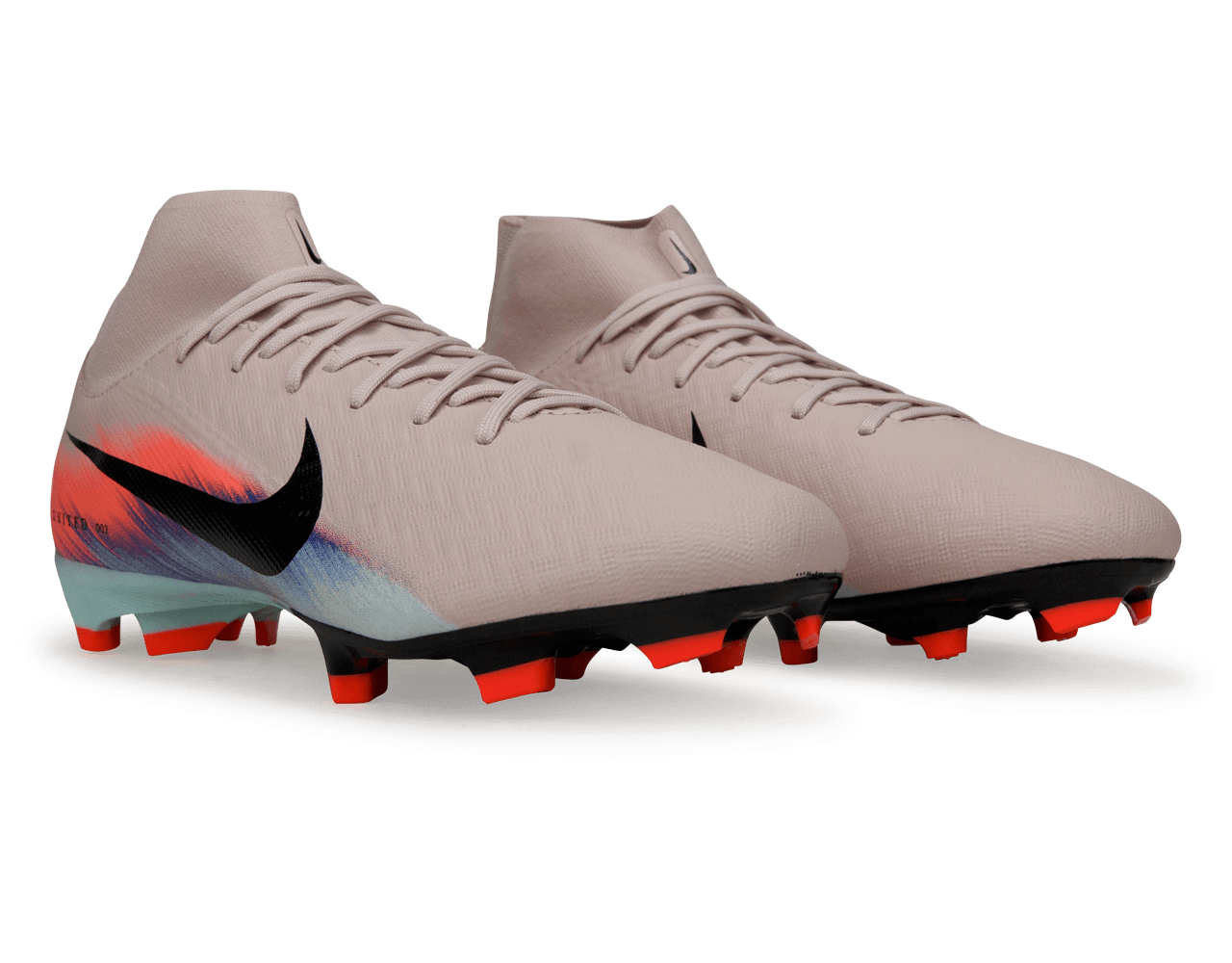 Nike Men's Zoom Mercurial Superfly 10 Academy FG/MG Silt Red/Racer Blue