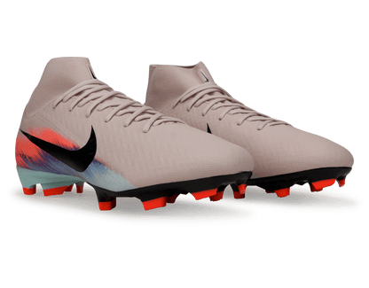 Nike Men's Zoom Mercurial Superfly 10 Academy FG/MG Silt Red/Racer Blue