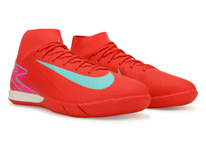 Nike Men's Zoom Mercurial SuperFly 10 Academy IC Ember Glow/Aurora Green