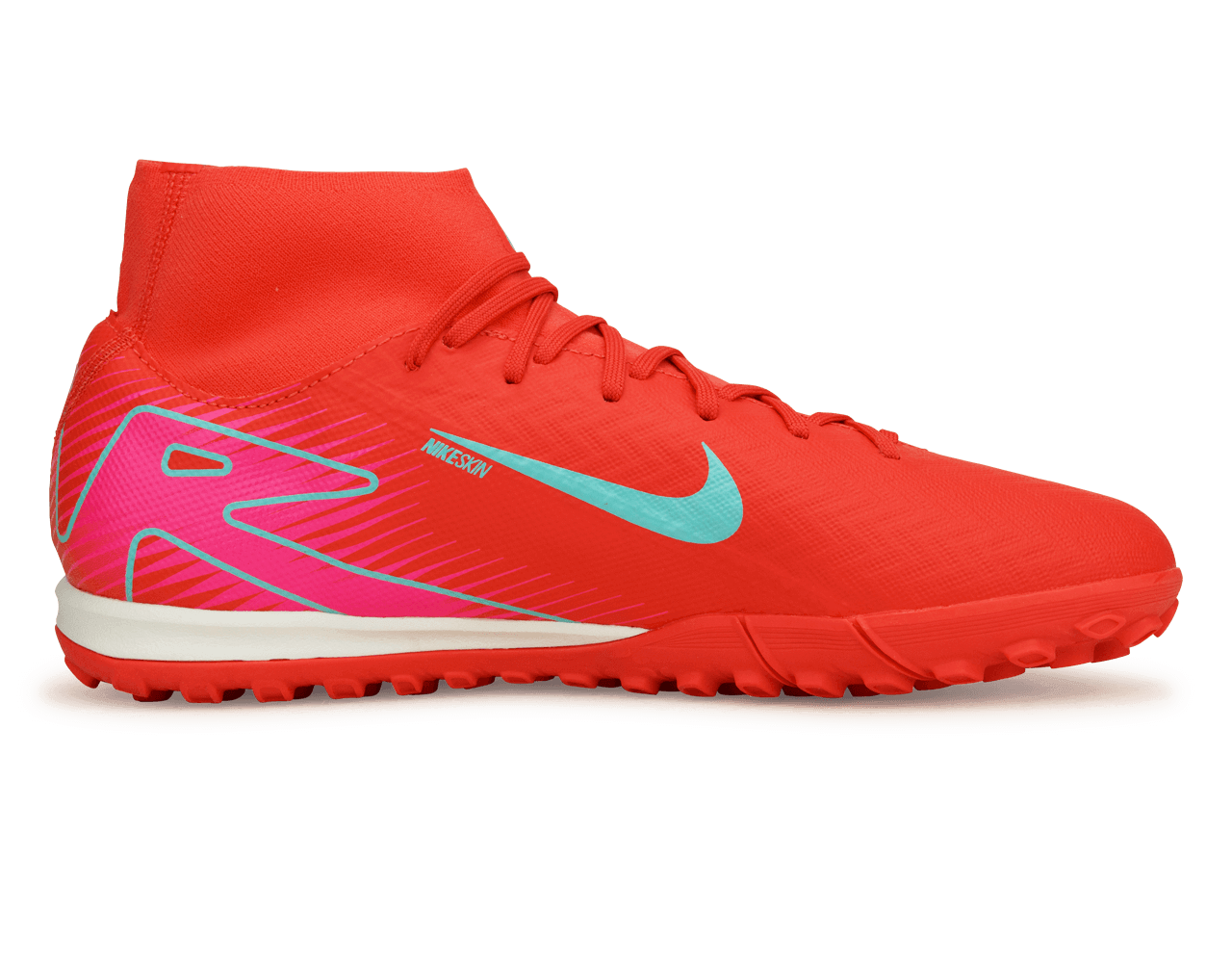 Nike Men's Zoom Mercurial Superfly 10 Academy TF Ember Glow/Aurora Green