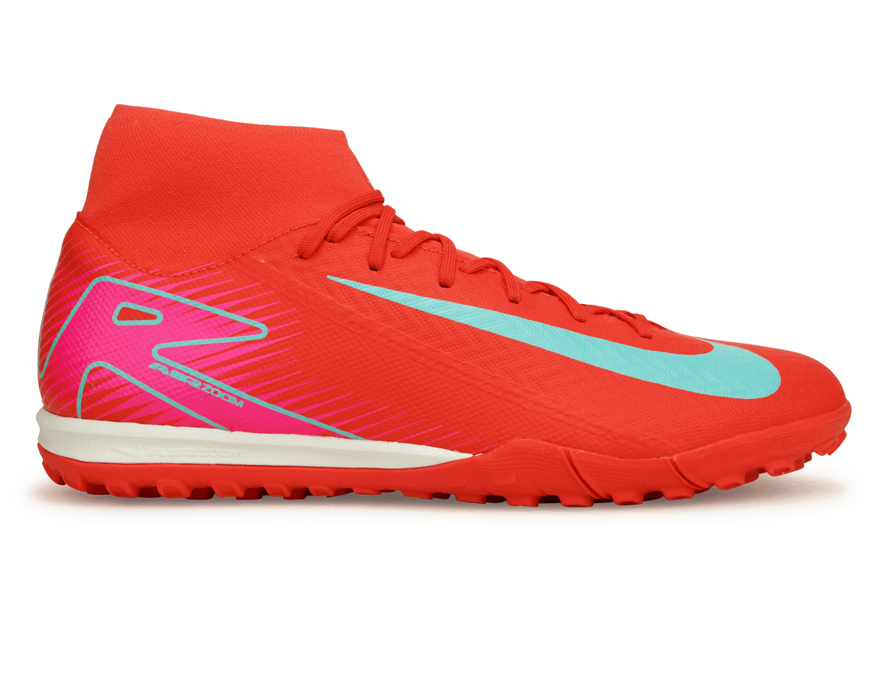 Nike Men's Zoom Mercurial Superfly 10 Academy TF Ember Glow/Aurora Green