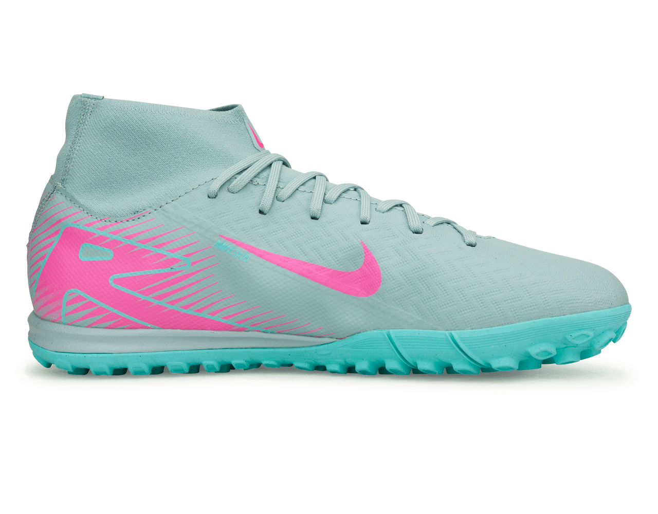 Nike Men's Zoom Mercurial Superfly 10 Academy TF Ocean Cube/Pink Blast