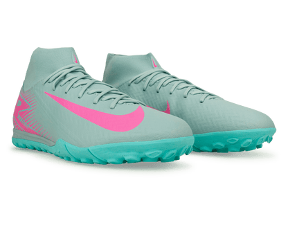 Nike Men's Zoom Mercurial Superfly 10 Academy TF Ocean Cube/Pink Blast