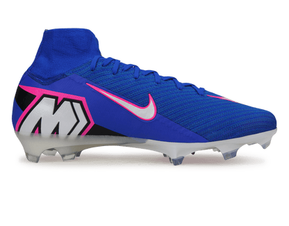 Nike Men's Zoom Mercurial Superfly 10 Elite FG Racer Blue/White