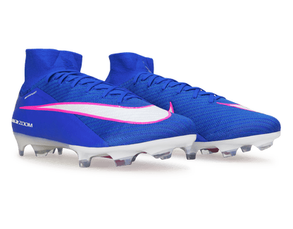 Nike Men's Zoom Mercurial Superfly 10 Elite FG Racer Blue/White