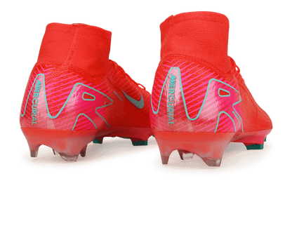 Nike Men's Zoom Mercurial Superfly 10 Elite FG Ember Glow/Aurora Green