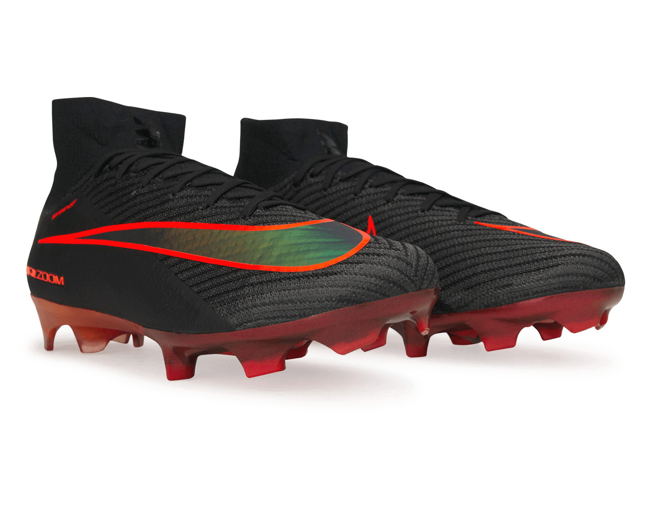 Nike Men's Zoom Mercurial Superfly 10 Elite FG LV8 Black/Hyper Crimson