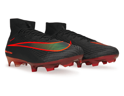 Nike Men's Zoom Mercurial Superfly 10 Elite FG LV8 Black/Hyper Crimson