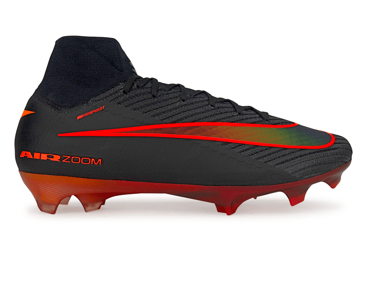 Nike Men's Zoom Mercurial Superfly 10 Elite FG LV8 Black/Hyper Crimson