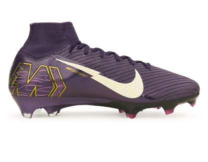 Nike Men's Zoom Mercurial Superfly 10 Elite KM FG Grand Purple/Pale Ivory