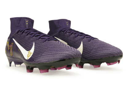 Nike Men's Zoom Mercurial Superfly 10 Elite KM FG Grand Purple/Pale Ivory