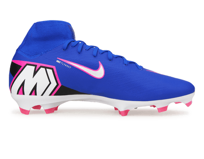 Nike Men's Zoom Mercurial Superfly 10 Pro FG Racer Blue/White