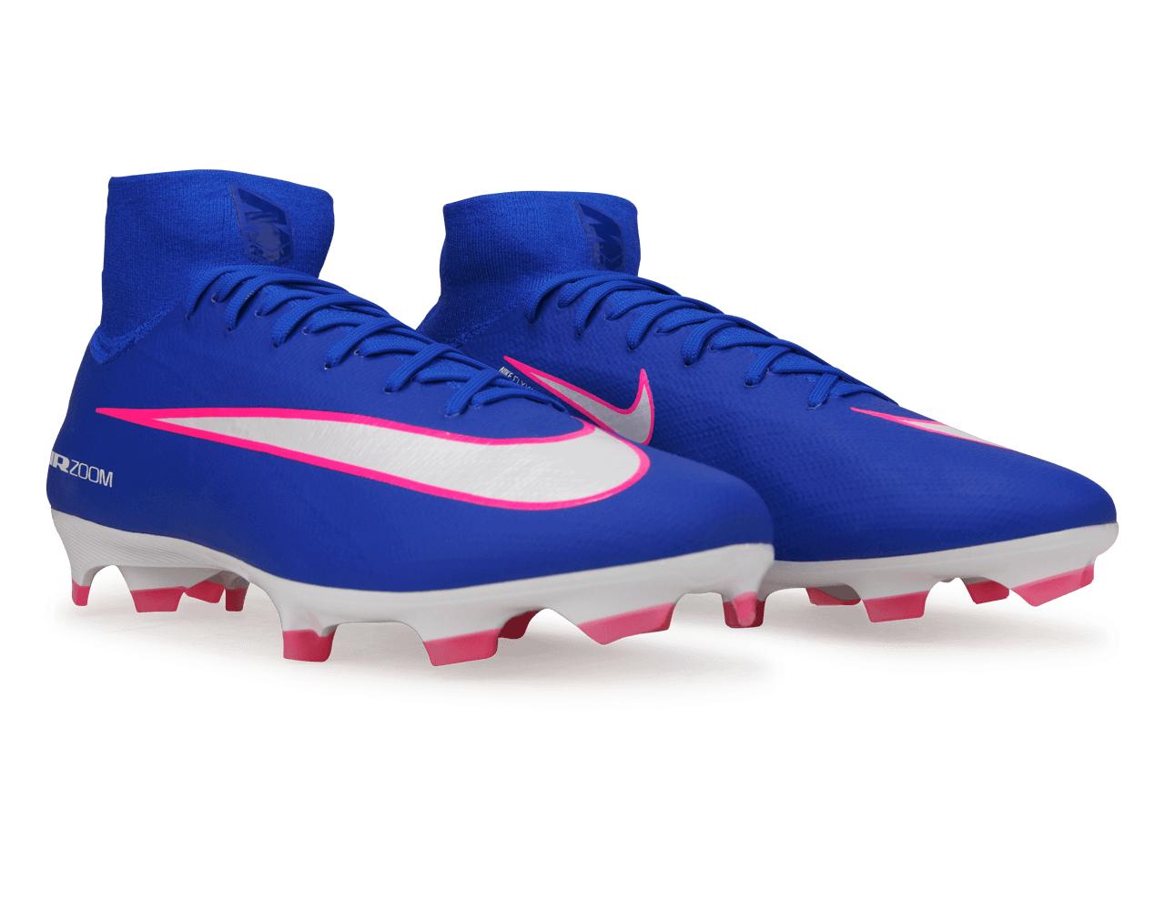 Nike Men's Zoom Mercurial Superfly 10 Pro FG Racer Blue/White