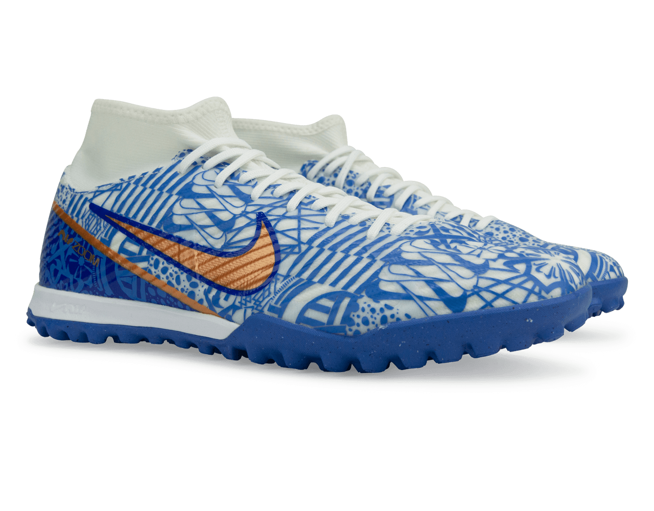 Nike Men's Zoom Mercurial Superfly 9 Academy CR7 TF White/Concord