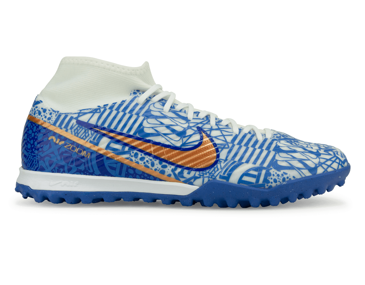 Nike Men's Zoom Mercurial Superfly 9 Academy CR7 TF White/Concord