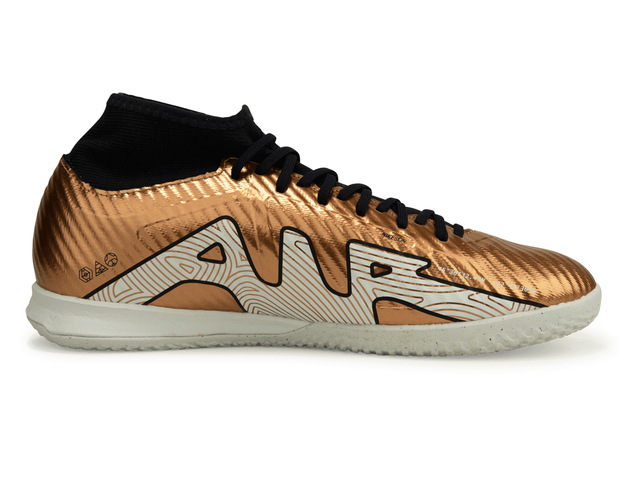 Nike Men's Zoom Mercurial Superfly 9 Academy IC Metallic Copper
