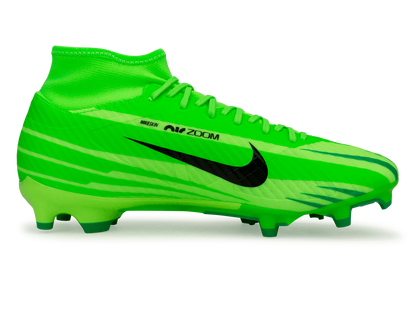 Nike Men's Zoom Mercurial Superfly 9 Academy MDS FG/MG Green Strike/Black