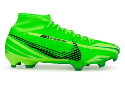 Nike Men's Zoom Mercurial Superfly 9 Academy MDS FG/MG Green Strike/Black