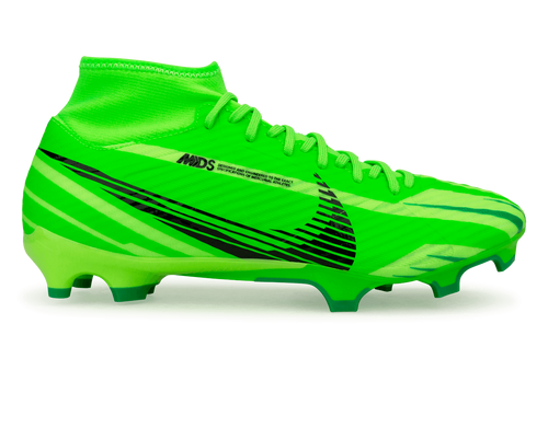Nike Men's Zoom Mercurial Superfly 9 Academy MDS FG/MG Green Strike/Black