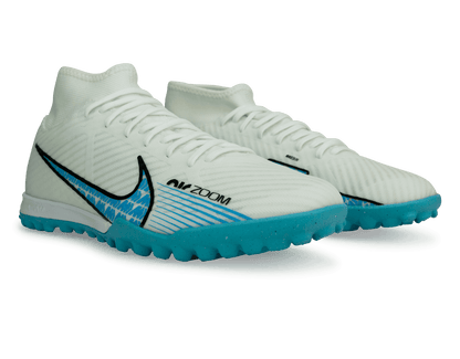 Nike Men's Zoom Mercurial Superfly 9 Academy TF White/Pink Blast