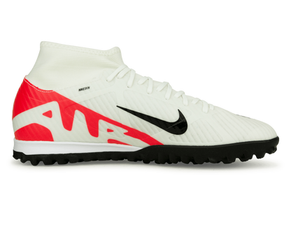 Nike Men's Zoom Mercurial Superfly 9 Academy TF White/Red