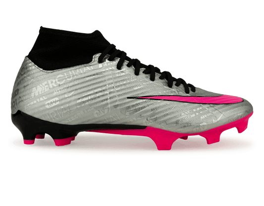 Nike Men's Zoom Mercurial Superfly 9 Academy XXV FG Silver/Black