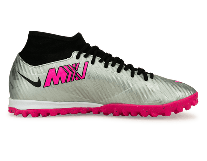 Nike Men's Zoom Mercurial Superfly 9 Academy XXV TF Silver/Black