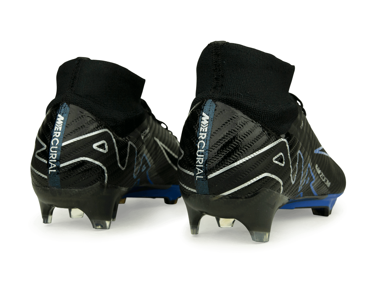 Nike Men's Zoom Mercurial Superfly 9 Elite FG Black/Blue