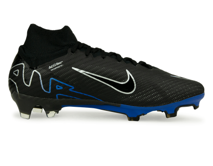 Nike Men's Zoom Mercurial Superfly 9 Elite FG Black/Blue