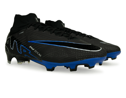 Nike Men's Zoom Mercurial Superfly 9 Elite FG Black/Blue