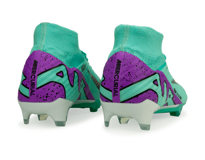 Nike Men's Zoom Mercurial Superfly 9 Elite FG Turquoise/Black/Purple