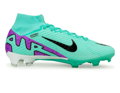 Nike Men's Zoom Mercurial Superfly 9 Elite FG Turquoise/Black/Purple