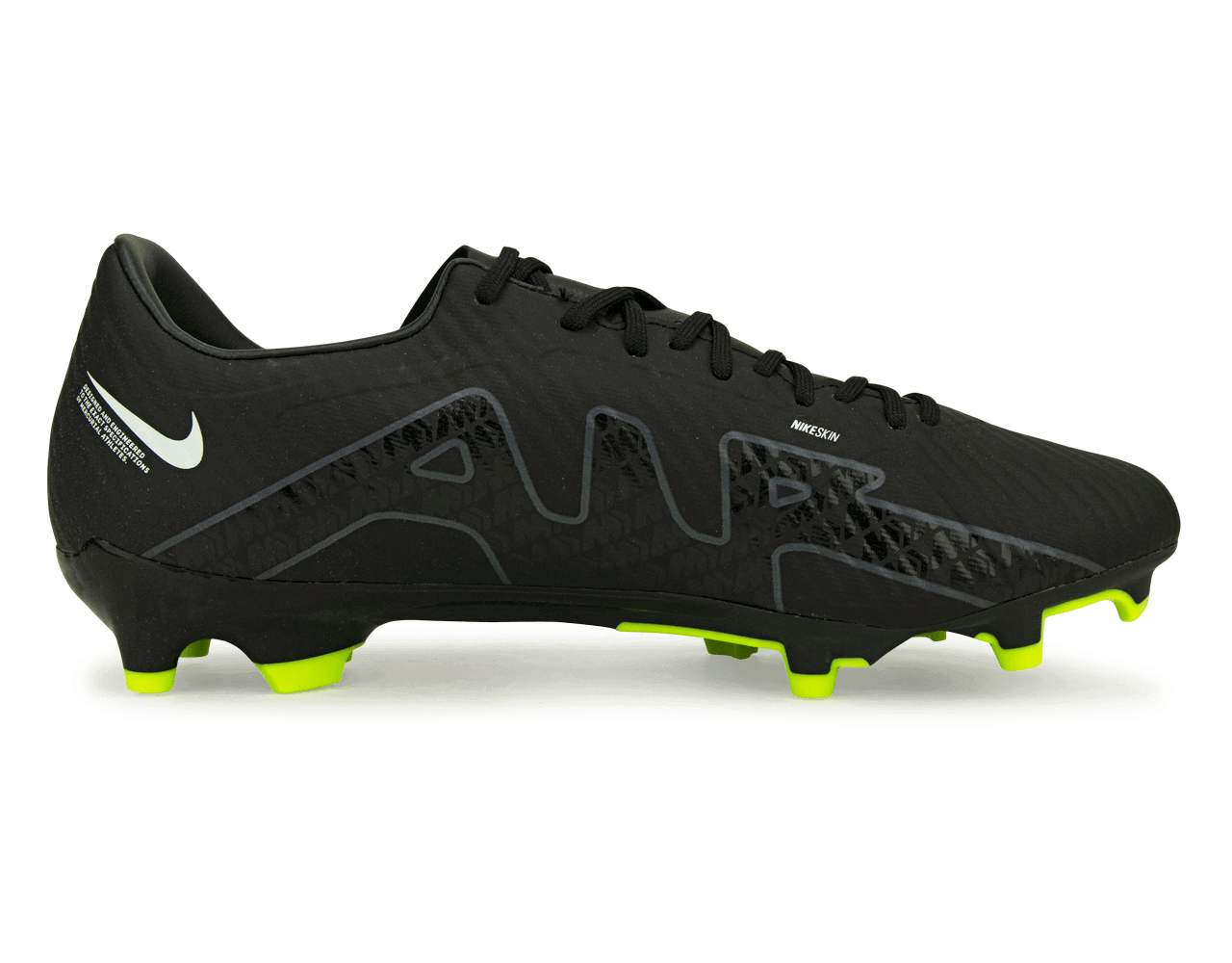 Nike Men's Zoom Mercurial Vapor 15 Academy FG/MG Black/Volt