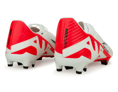 Nike Men's Zoom Mercurial Vapor 15 Academy FG/MG White/Red