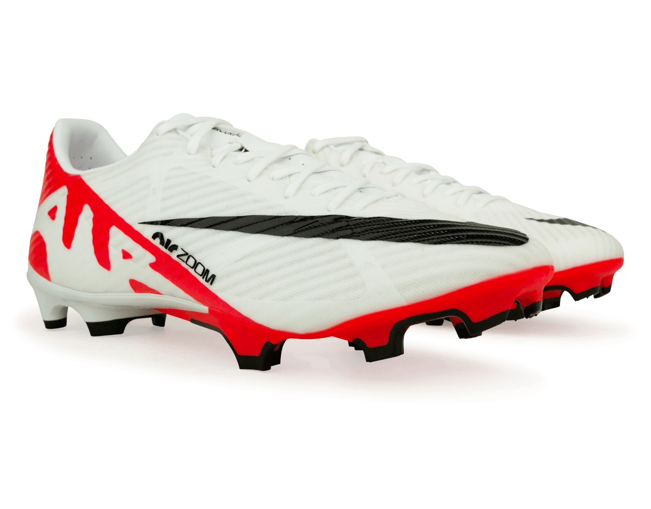 Nike Men's Zoom Mercurial Vapor 15 Academy FG/MG White/Red